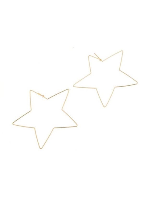 

FemNmas Gold-Toned Quirky Drop Earrings