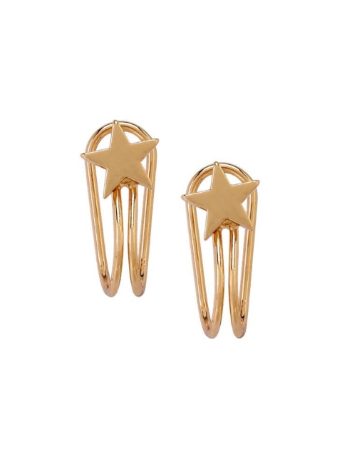 

FemNmas Gold-Toned Quirky Studs Earrings