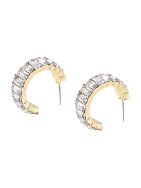 

FemNmas White Quirky Ear Cuff Earrings