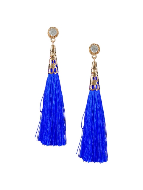 

FemNmas Blue Quirky Drop Earrings