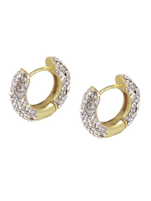 

FemNmas White Quirky Studs Earrings