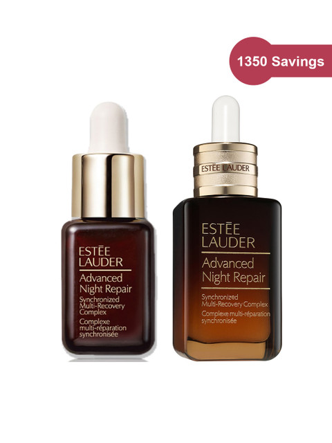 

Estee Lauder Set of 2 Advanced Night Repair Multi-Recovery Complex Serum - 7 ml & 30 ml, Brown