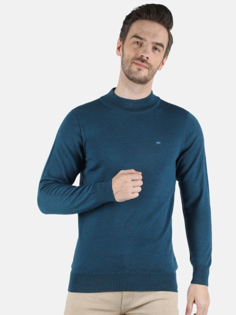 

Monte Carlo Men Teal Wool Pullover Sweater