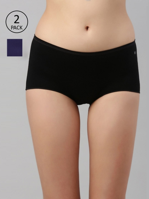 

Enamor Women Pack of 2 Assorted Briefs with Antimicrobial & Stain Release Technology