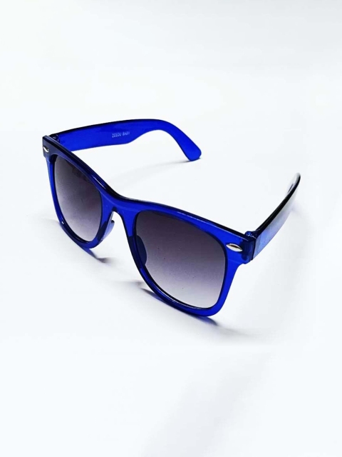 

Butterthief Unisex Kids Black Lens & Black Square Sunglasses with UV Protected Lens SNG-01, Blue