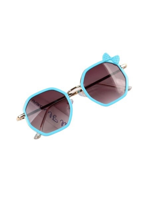 

Butterthief Unisex Kids Black Lens & Blue Round Sunglasses with UV Protected Lens