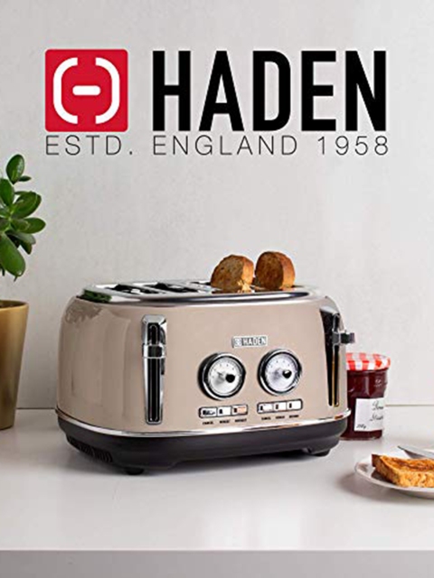 

Haden Beige Stainless Steel Toasters