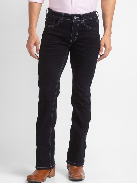 

mode de base Men Black Bootcut Stretchable Jeans