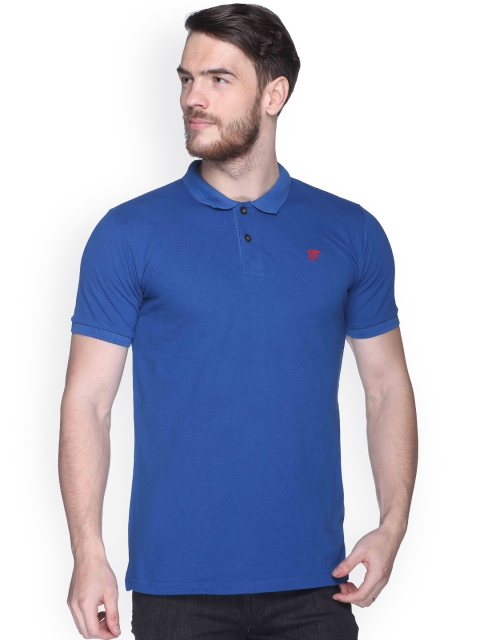 

Club York Men Blue Polo T-shirt