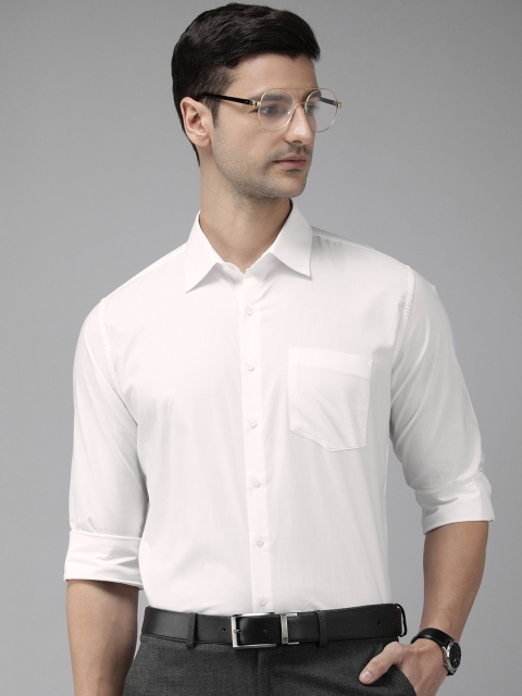 

Van Heusen Men White Slim Fit Pure Cotton Formal Shirt
