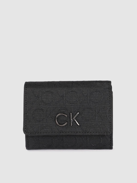

Calvin Klein Jeans Women Black Three Fold Wallet