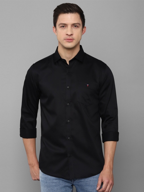 

Louis Philippe Jeans Men Black Slim Fit Casual Shirt