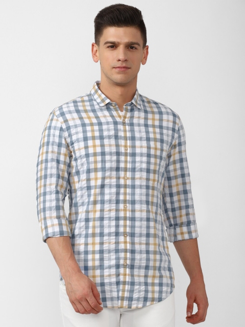 

Peter England Casuals Men Multicoloured Slim Fit Tartan Checked Casual Shirt, Multi