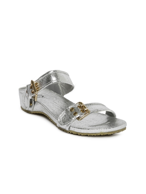 

Carlton London Women Silver-Toned Wedges