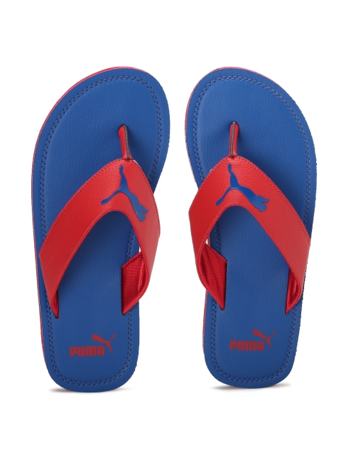 

Puma Men Blue & Red Flash Cat IDP Flip-Flops