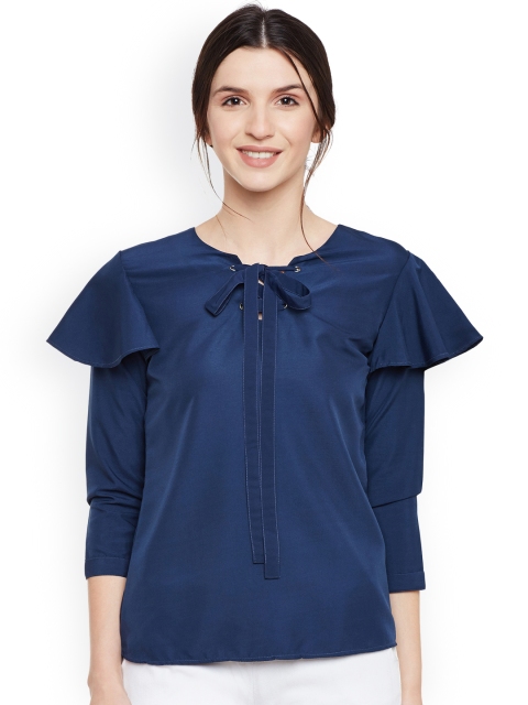 

Belle Fille Women Navy Top, Navy blue