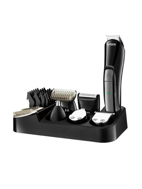 

VGR Men Black Professional Cord & Cordless Grooming Kit Trimmer