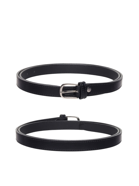 

URBAN ALFAMI Women Black Printed 2 PU Belt