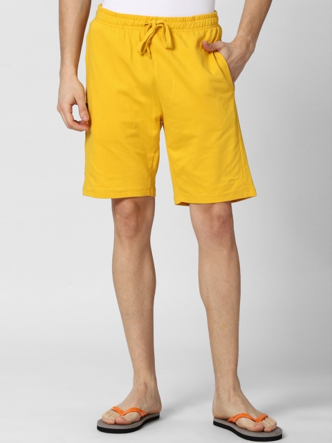 

Peter England Men Yellow Regular Fit Shorts