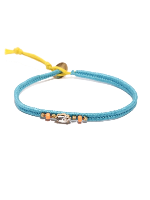 

Accessorize Turquoise Blue Braided Bracelet