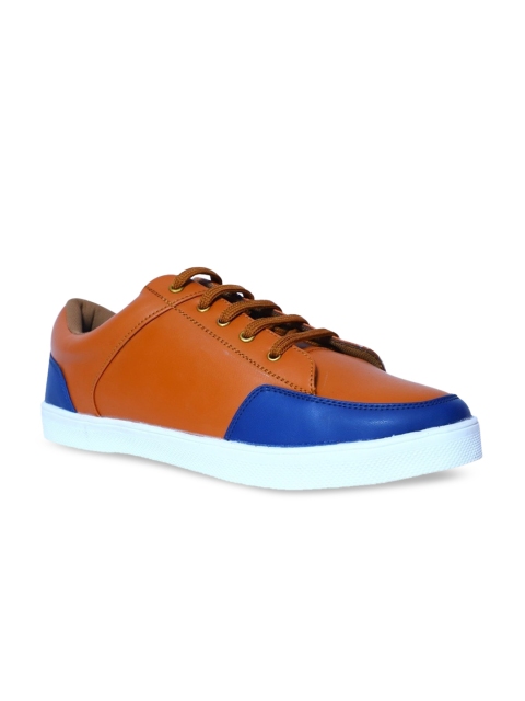 

Provogue Men Tan Colourblocked Sneakers