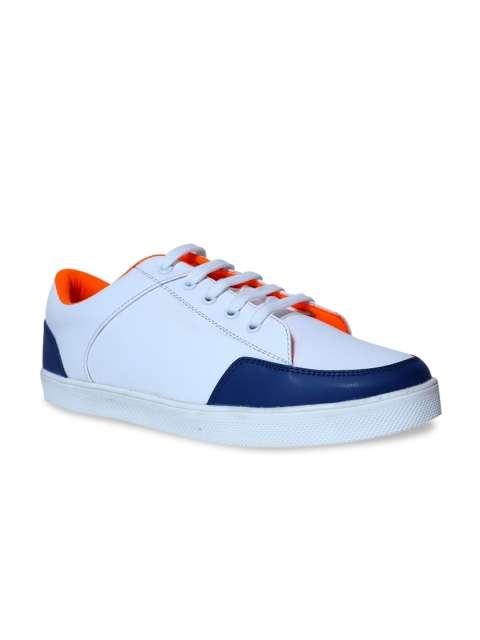 

Provogue Men White Colourblocked Lace-Ups Sneakers