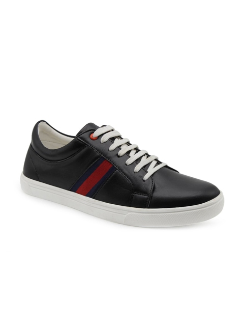 

Provogue Men Black Striped Sneakers