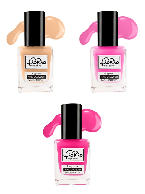 

Fiorio Set Of 3 Nail Polish, Na