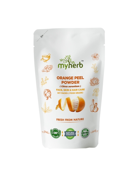 

MYHERB 100% Pure Natural Organic Orange Peel Powder for Skin & Hair Care - 227g