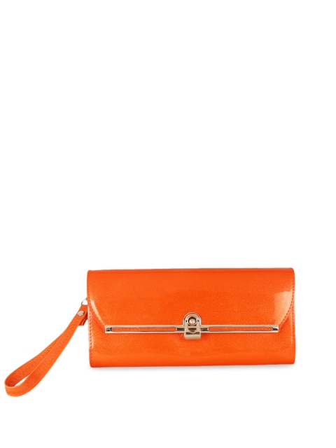 

ZEVORA Orange Purse Clutch