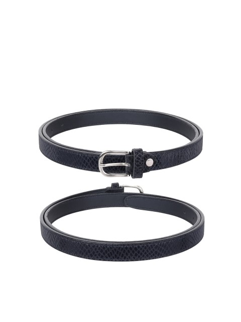 

URBAN ALFAMI Women Black Printed 3 PU Belt