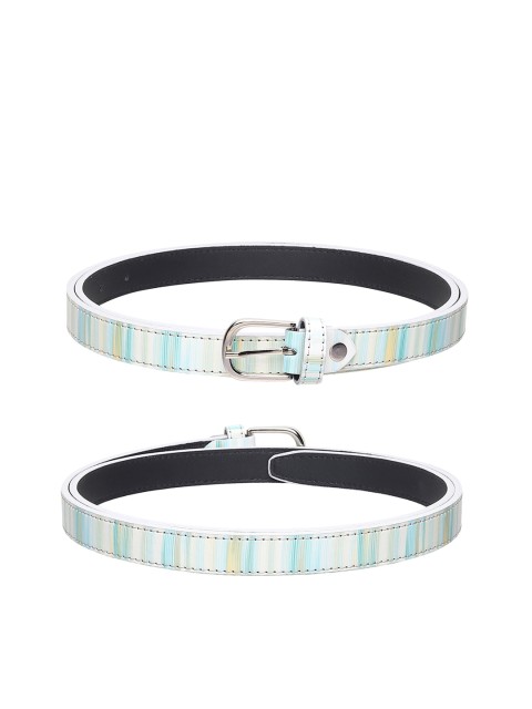 

URBAN ALFAMI Women Pack Of 3 Printed PU Belt, Red
