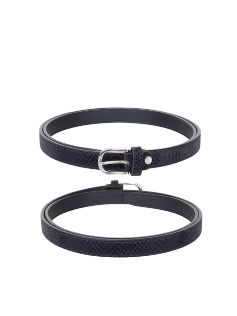 

URBAN ALFAMI Women Black Printed Pack Of 3 PU Belt