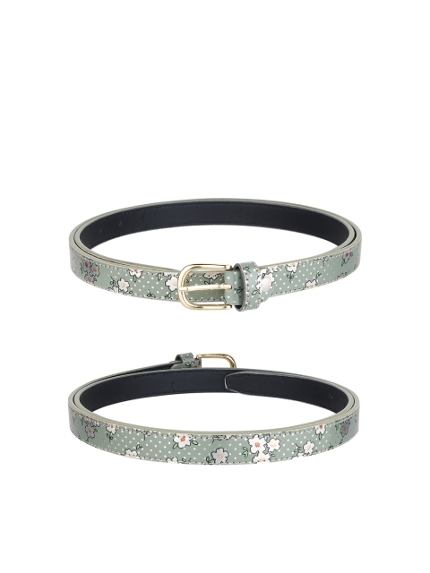 

URBAN ALFAMI Women Pack Of 3 Black Textured Belt