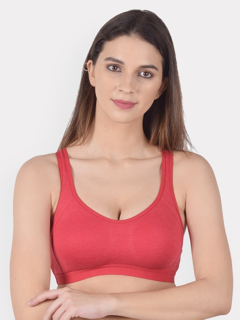 

Apraa & Parma Pink Non-wired Workout Bra