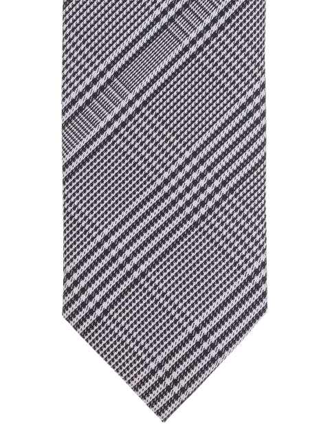 

Alvaro Castagnino Grey & Black Checked Tie
