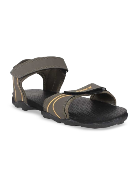 

Sparx Men Olive Green Solid Sports Sandals