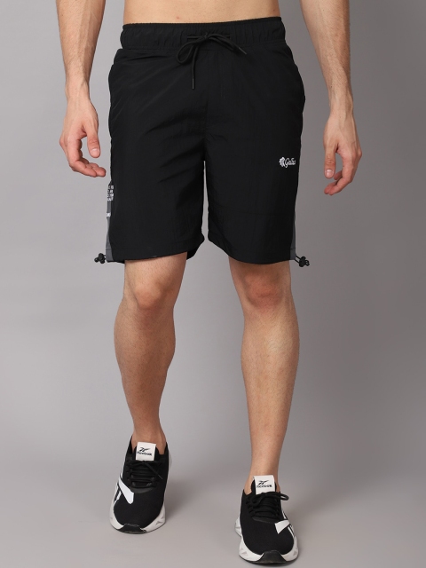 

Gallus Men Black Training or Gym Sports Shorts