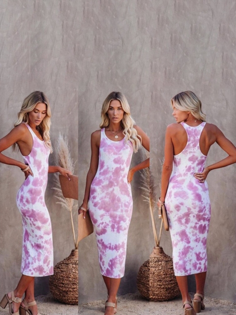 

BoStreet Pink Maxi Dress