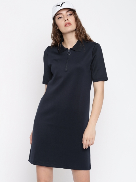 

Vero Moda Navy Blue A-Line Dress