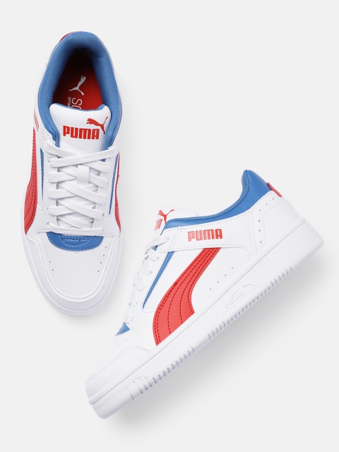 

Puma Unisex White Colourblocked Sneakers