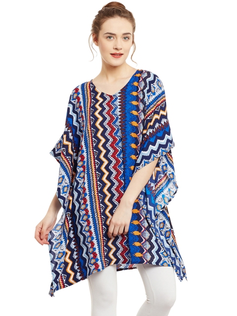 

Ruhaans Women Multicoloured Printed Kaftan Top, Multi