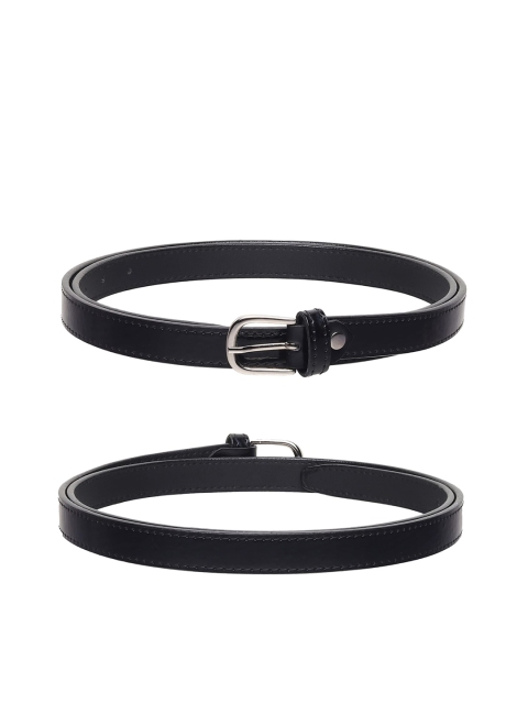 

URBAN ALFAMI Women Pack of 3 Black and White Printed PU Belts