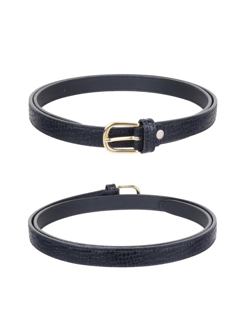 

URBAN ALFAMI Women Black 3 PU Belt