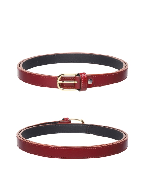 

URBAN ALFAMI Women Pack of 3 Printed PU Belt, Multi