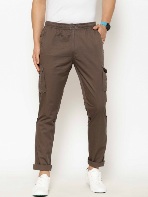 

SAPPER Men Grey Cargos Trousers