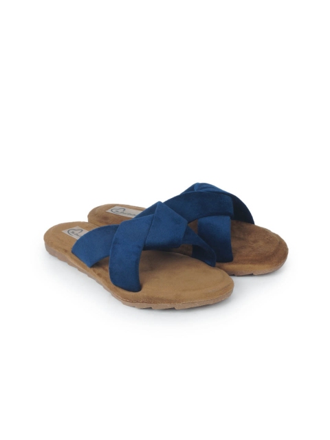 

The Desi Dulhan Women Blue Flats