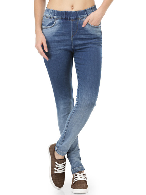 

Xpose Blue Washed Skinny Fit Jeggings