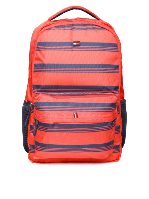 

Tommy Hilfiger Unisex Red Striped Backpack
