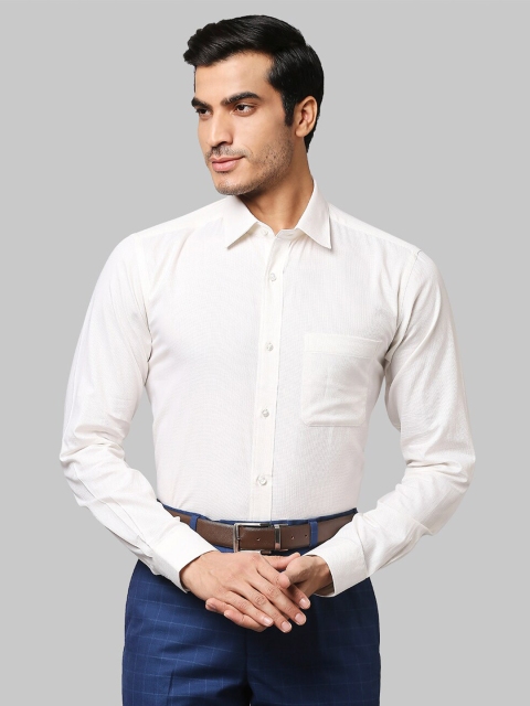 

Raymond Men Beige Slim Fit Formal Shirt